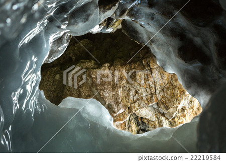 Ice Hole in the grotto. 22219584