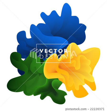 Vector abstract color cloud.  22220371