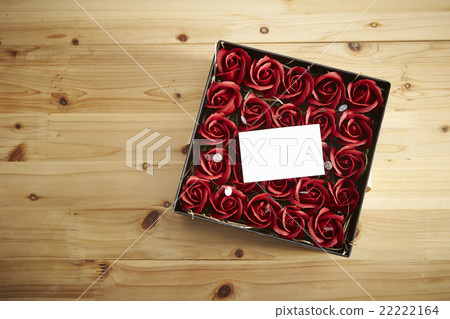 Flower box and message card 22222164