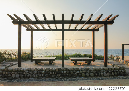 Yakushima Island spawning grounds Nagata Naka Beach bench 22222701
