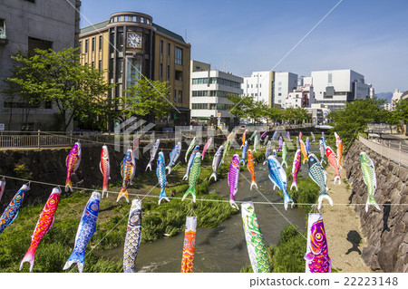 松本市千歲橋的鯉魚旗 22223148