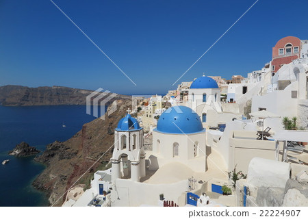 Oia's Blue Dome Oia's Blue Dome 22224907