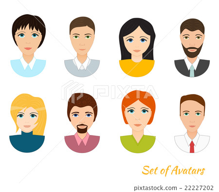 Vector set of office team icons 22227202
