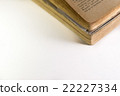 Old ancient book on white background 22227334