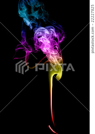 Abstract multicolored smoke 22227825