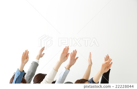 Hand raised image 22228044