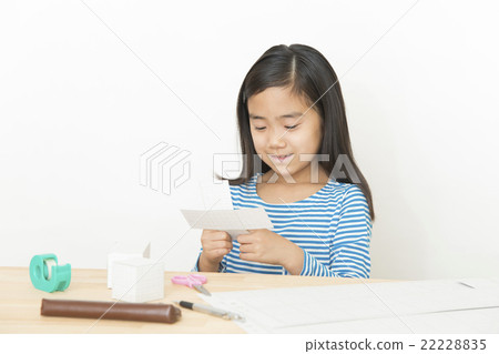 Girls working on girls girls elementary school mathematics 22228835