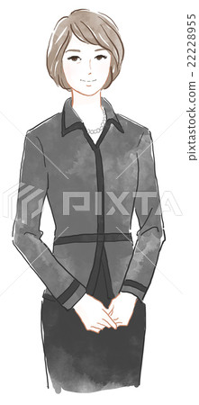 A woman in a suit A woman in a suit 22228955