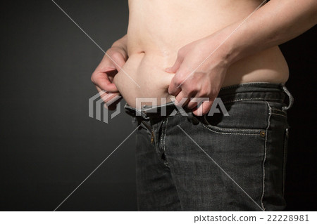 女人新陳代謝腹部肉 22228981