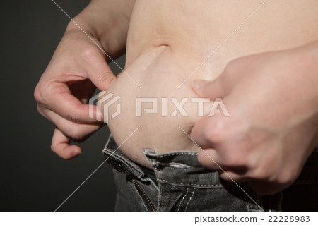 Woman metabolism belly meat 22228983