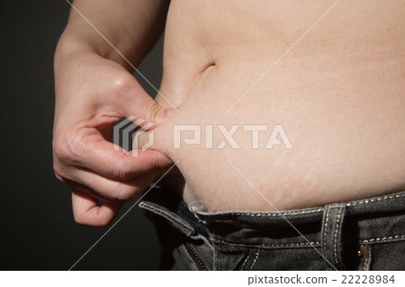Woman metabolism belly meat 22228984