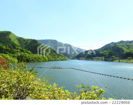 Fresh green Takihata dam 22229008