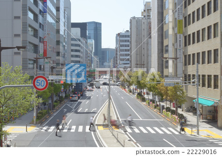 Tokyo Scenic Area From Kodenma Town towards Nihonbashi 22229016