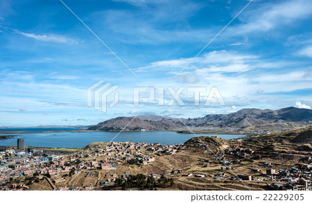 Puno on the Lake Titicaca, Peru 22229205