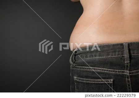 女人新陳代謝胃腰部腰部 22229379