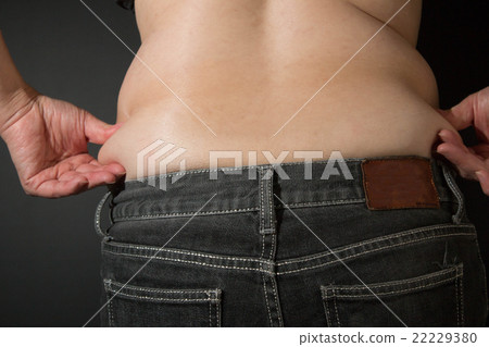 女人新陳代謝胃腰部腰部 22229380