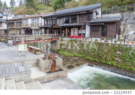 Ginzan Onsen Onsen day at noon 22229547