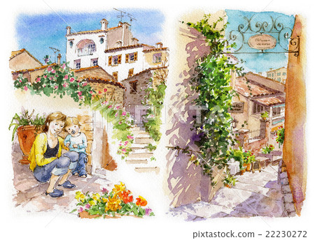 在含羞草村的街道 在含羞草村的街道 22230272