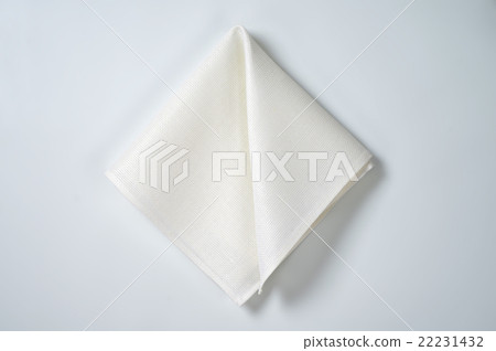 folded white napkin 22231432