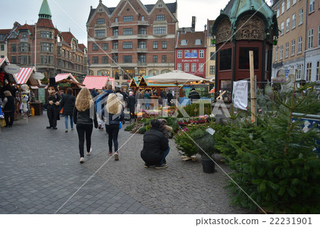 Christmas market Copenhagen Northern Europe Denmark Christmas market Copenhagen Northern Europe Denmark 22231901