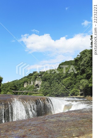 Falling waterfall Gunma prefecture Japan 22232221