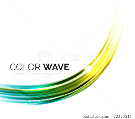 Blurred vector wave design elements Blurred vector wave design elements 22233515