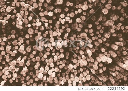 Pile of firewood, Vintage effect 22234292