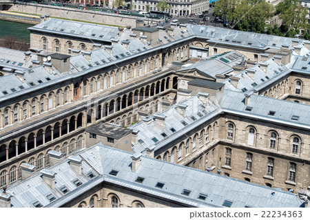 paris roofs and building cityview 22234363