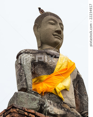 Old Buddha statue at Wat Chai Watthanaram 22234917