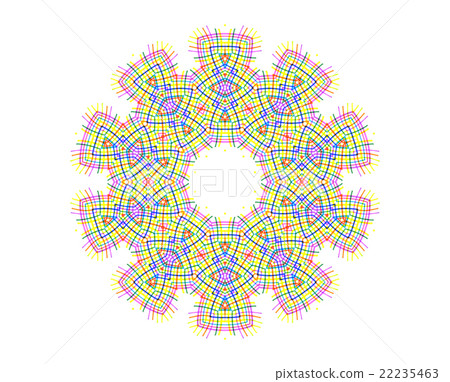 Abstract bright color concentric shape Abstract bright color concentric shape 22235463