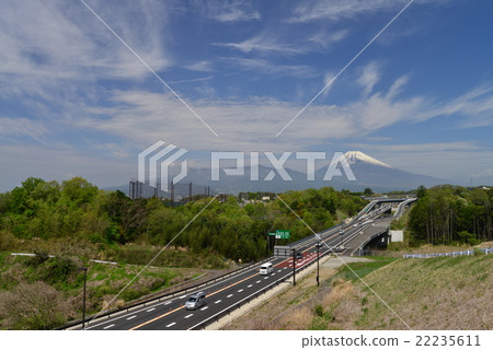 Izu Tsunoyuku Dorozima Tsukahara interchange and Mt. Fuji 22235611