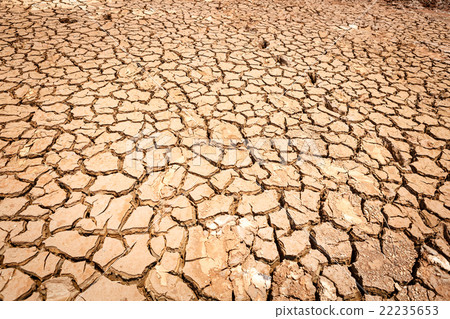 Cracked dry land without water 22235653