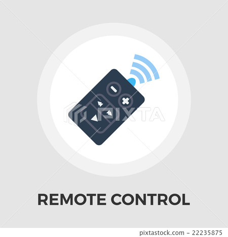 Remote control flat icon - Stock Illustration [22235875] - PIXTA