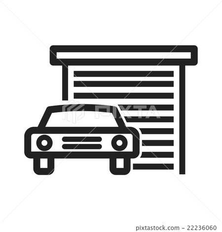 Car infront of Garage 22236060