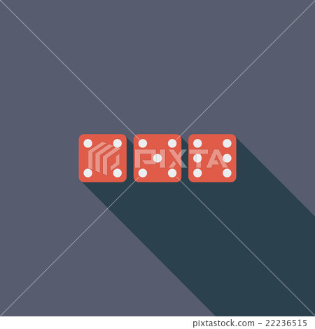 Craps flat icon Craps flat icon 22236515