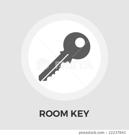 Room Key Line Icon - Stock Illustration [22237641] - PIXTA