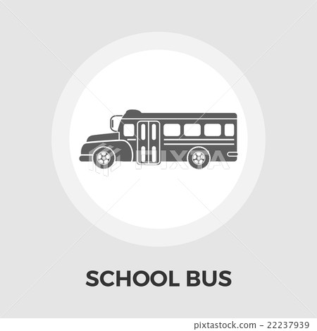 School bus flat icon. 22237939