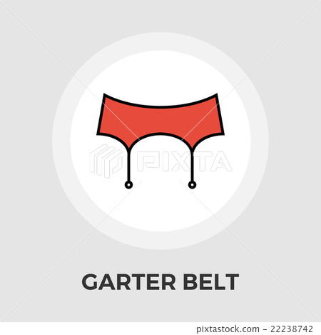 Garter belt vector flat icon Garter belt vector flat icon 22238742