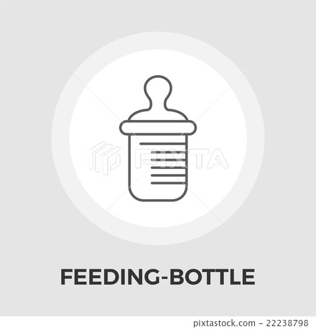Feeding bottle vector flat icon - Stock Illustration [22238798] - PIXTA