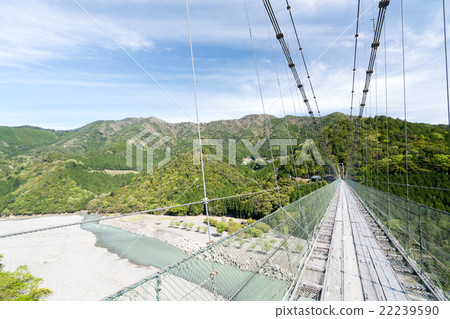 Tanase的懸索橋（奈良縣戶津川村的風景） 22239590