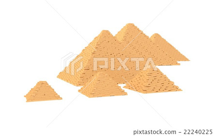 Egyptian pyramids illustration 22240225