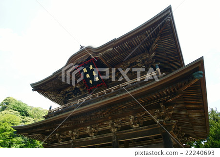 Konchoji temple gate / flat-screened Konchoji temple gate / flat-screened 22240693