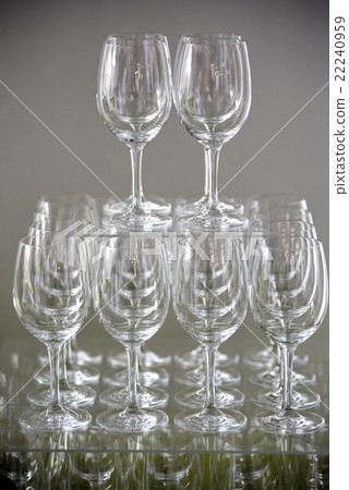 Tower from glasses for champagne 22240959