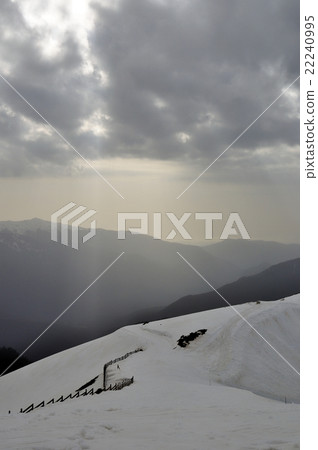 Winter mountain landscape 22240995