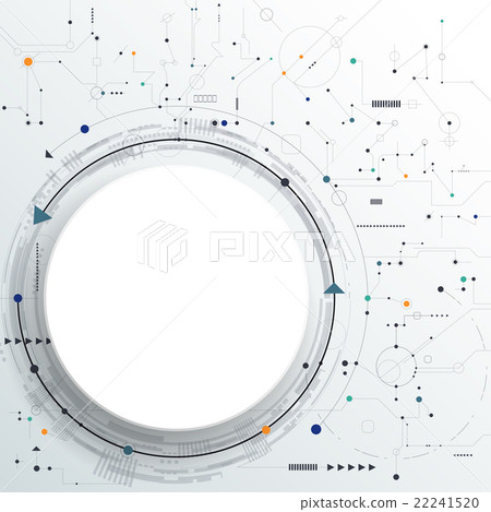 Vector Abstract futuristic circuit board  22241520