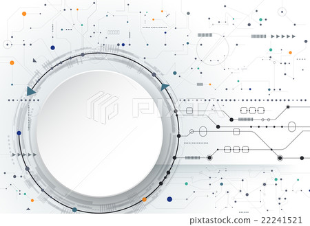 Vector Abstract futuristic circuit board  22241521