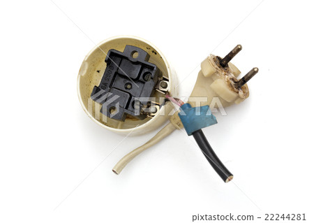 socket on the white background socket on the white background 22244281