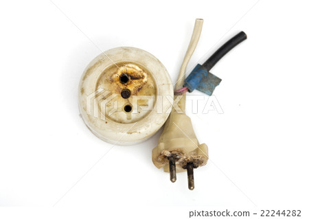 socket on the white background socket on the white background 22244282