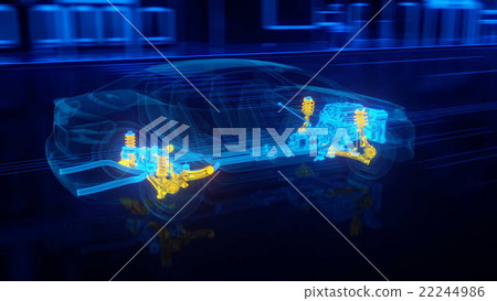 city car structure overview in wire style city car structure overview in wire style 22244986