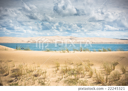 View of The Arcachon Bay, Aquitaine, France View of The Arcachon Bay, Aquitaine, France 22245321